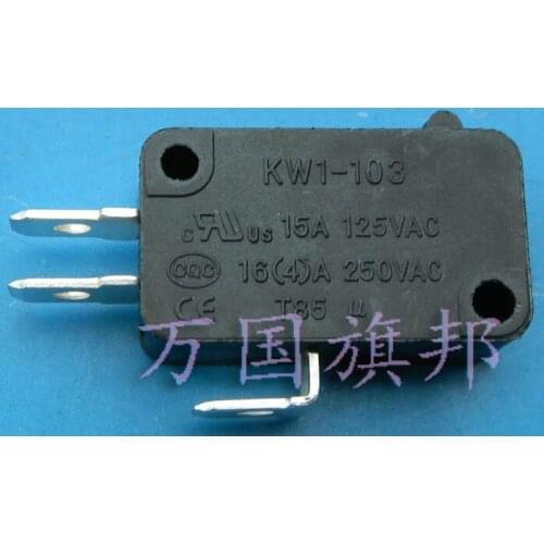 50pcs KW1-103-1 Induction cooker Microswitch travel switch 16A/250VAC