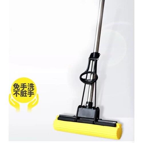 Glue Cotton Mop Sponge Mop Twist The Water Mop Microfibre Nozzle Flat Rotated Spray Self-squeezing without hand washing