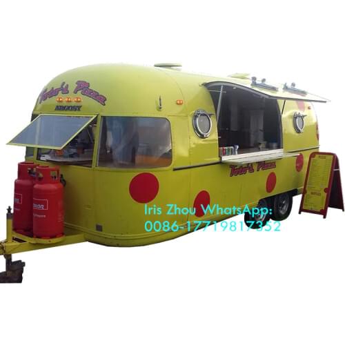Coffee cart airstream food trailer food vending trailer cart pizza food trailer