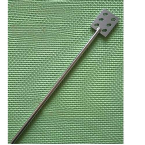 1pcs lab stainless steel square type blade plate paddle with leaf-width 40mm 50mm 60mm, impeller stirring blade with rod