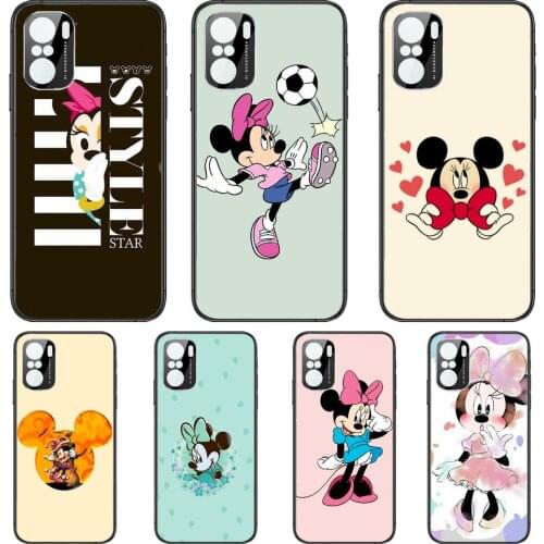 Cool Fashion Mickey Mouse Phone Case For xiaomi redmi POCO F1 F2 F3 X3 Pro M3 9C 10T Lite NFC Anime Black Cover Silicone Back Pr
