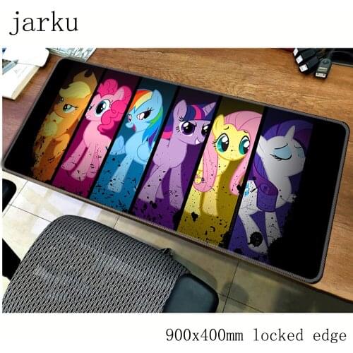 My little pony pad mouse computador gamer mause pad 900x400X2MM padmouse big HD print mousepad ergonomic gadget office desk mats