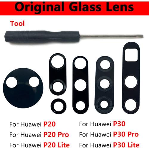 Rear Back Camera Glass Lens For Huawei P40 Lite P40 Pro Camera Glass With Glue Adhesive