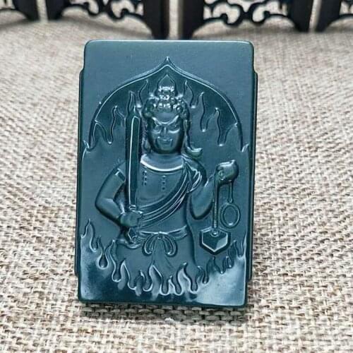 Natural Hetian Jade Does Not Move Hades Patronus Pendant, Men and Women Can Be Worn To Bless Peace