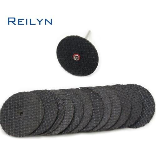 Reilyn 32mm/38mm Black Net Grained Cutter Metal Cutting Blades Dremel/Electric Grinder Saw Bit Cutting Metalic Materials