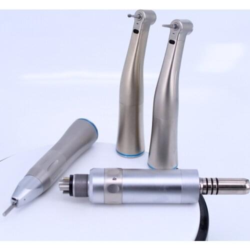 With fiber optic 1:1 low speed dental handpiece set for dentist
