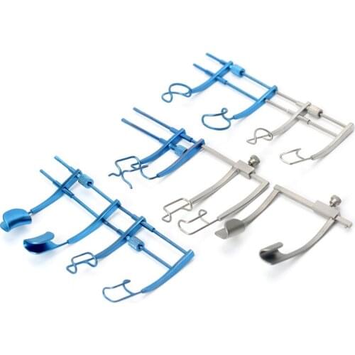 Titanium Eye Speculums 14mm solid blade ophthalmic surgical instrument opener eyelid tools