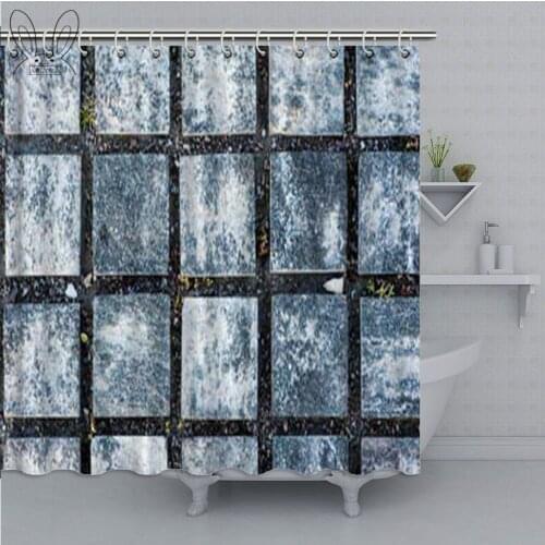 Abstract Stone Texture Fabric Shower Curtain Unique Decor Bathroom Curtains Waterproof Bathtub Curtain Bath Screen Sets