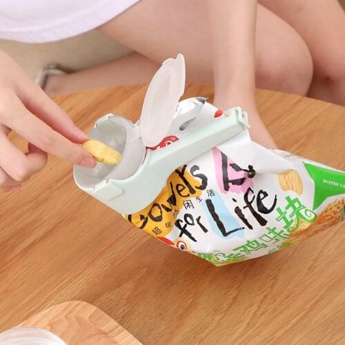 Plastic Food Storage Bag Clip Snack Sealing Clip Keeping Fresh Sealer Clamps New Seal Pour Food Storage Bag Clip