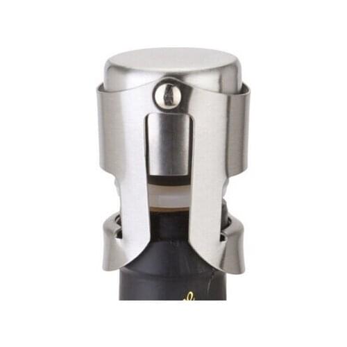 1 Pcs Wine Stopper Stainless Steel Liquor Spirit Pourer Free Flow Wine Champagne Bottle Cap Stopper