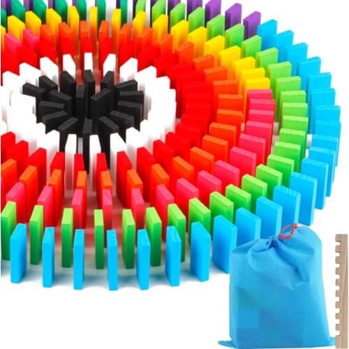 240pcs/set Domino Brick Laying Toy Train Car with sound light Elevator Springboard Bridge Catapult dominoes Set gift -40