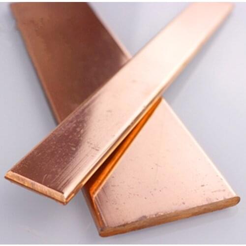 3x20x200mm High Quality Red Copper Shaft Square Flat Bar Model Maker DIY Material All Sizes In Stock Free Shipping