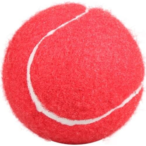 5Pcs Training Competition Tennis Adult Youth Training Tennis Ball Customized Red High Elasticity Training Tennis Ball
