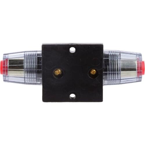 Car Stereo Audio 12V/24V 100A In-Line Manual Reset High Current Trolling Circuit Breaker