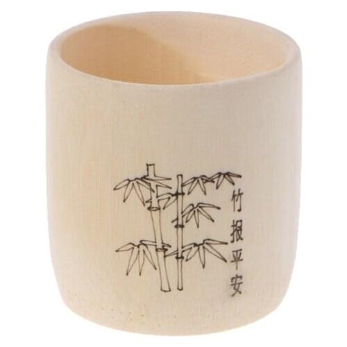 Bamboo Wooden Drinking Cup Coffee Tea Mug Breakfast Beer Milk Wine Glass Dropshipping