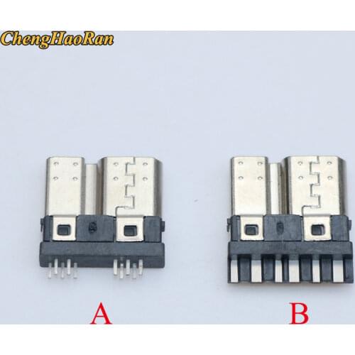 ChengHaoRan 1PCS Micro USB 3.0 Male Connector B Type HI speed Data Transmmission 10Pin Soldering USB Jack