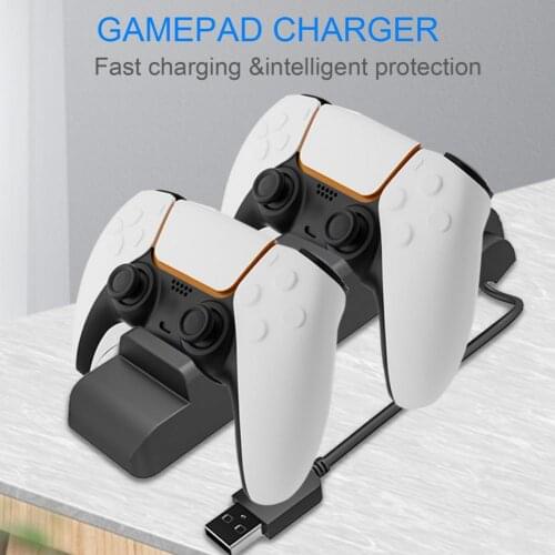 Dual Fast Charger for PS5 Wireless Controller USB Type-C Charging Cradle Dock Station for Sony PS 5 Joystick Gamepad Accessories