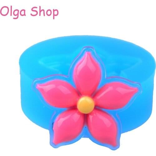 HYL261 23.6mm Flower Silicone Mold - Cake Decoration, Fondant Craft, DIY Handmade, Jewelry, Icing, Chocolate, Resin, Food Safe