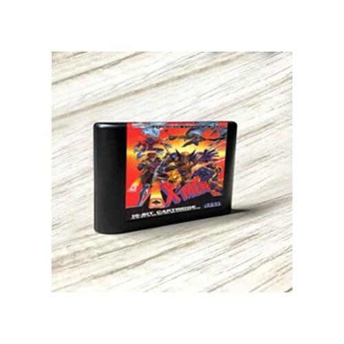 X-Mens Game - EUR Label Flashkit MD Electroless Gold PCB Card forSega Genesis Megadrive Video Game Console