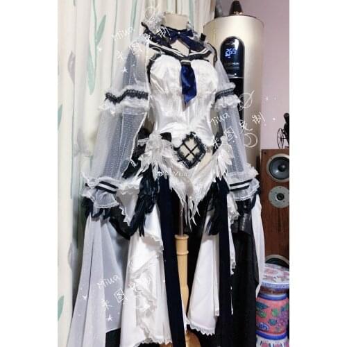 [Customized] Anime Game Azur Lane HMS Formidable 4th Anniversary Gorgeous Dress Cosplay Costume Halloween Party Uniform For Girl