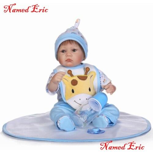 40cm Silicone Reborn Baby Doll real boy girl reborn babies for kids doll Gift Soft bebe alive reborn bonecas