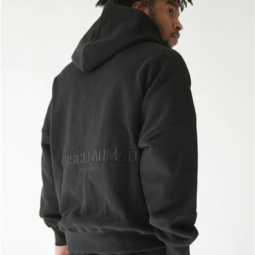 Fashion Trends Mens Jackets Thick Sport Hoodies Casual Running Training Loose Sweatshirt Hooded Coats Autumn Brand Clothing