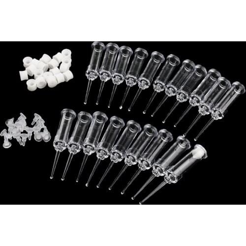 Pack of 20pcs Empty Vials Sample Perfume ,Clear Plastic Bottles, Makeup Liquid Oil Fragrance Tube