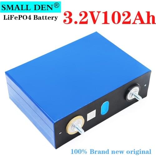 New 3.2V 102Ah LiFePO4 battery 3C high current output, used to manufacture marine batteries, car batteries, UPS, solar batteries