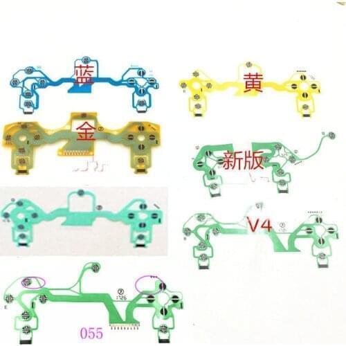 New Controller Button Membrane Circuit Conductive Film Flex Cable for PS4 Handle