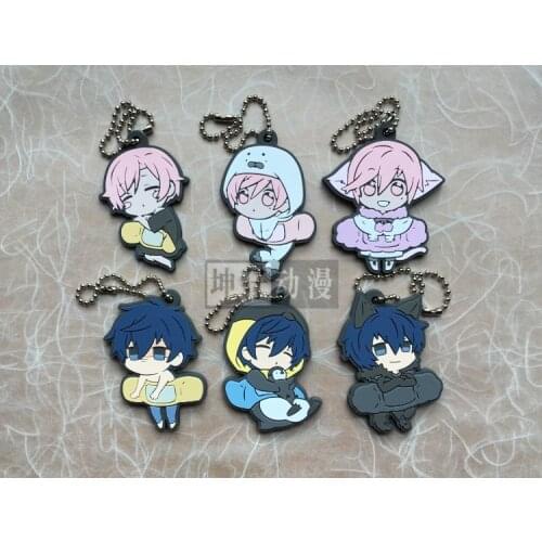 New Arrival Ten Count Takarai Rihito Original Japanese anime figure rubber Silicone mobile phone charms/key chain/strap D346