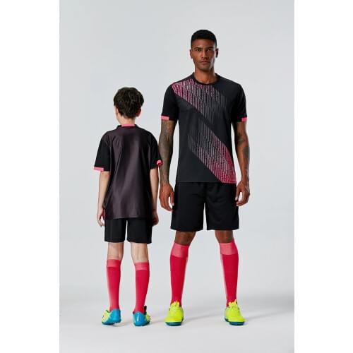 New Arrival Kid Adult Survetement Football Jerseys Sets, Boy Men Soccer Shirt kit Shorts , Youth Football Uniforms Clothes K8827