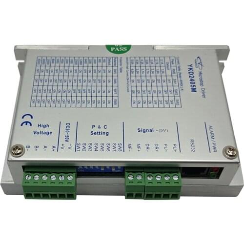 Origin YAKO 32 bit DSP Digital Stepper driver YKD2405M 2 phase step drive DC20-50V 4.0A Driver for 42-86mm flange stepper motor