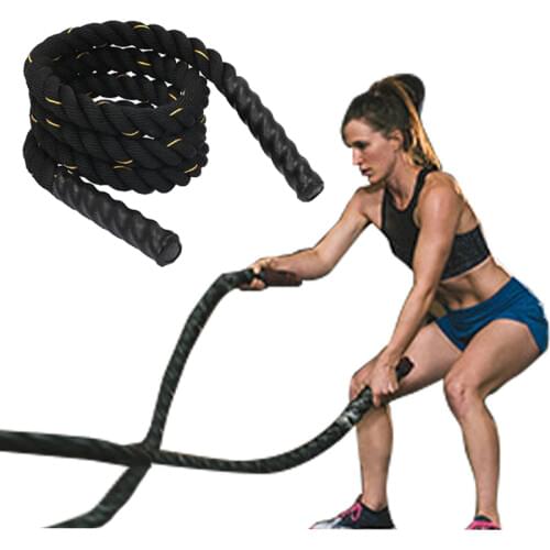 Heavy-duty Skipping Rope Strength Combat Training Bodybuilding Sport Musculation Exercise Home Gym Workout Fitness Equipment