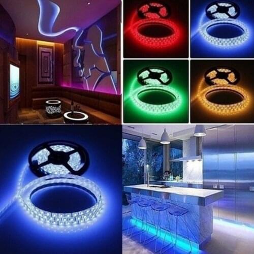 USB 15 Meters 600 Lights Non-waterproof RGB Color-changing Soft LED Light with 44-key Infrared Controller SMD3528
