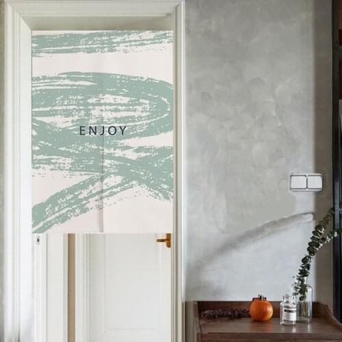 Curtain Kitchen Partition Door Curtains Decor Home Cotton Linen Ins Nordic Minimalist Decorative Bedroom Living Room Partition