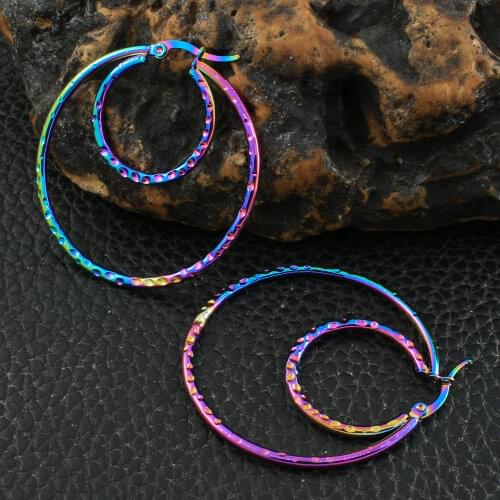 Stainless Steel Women Earrings In Jewelry Gift Fashion Wholesale Joyas De Acero Inoxidable Para Mujer EGAZALAE