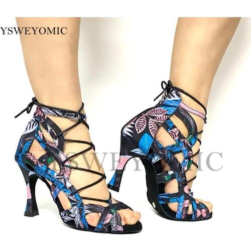 Women Africa Dance Shoes Summer Passion Style 2020 High Quality Soft Insole Salsa Bachata Cha cha Latin Dance Shoes Ladies