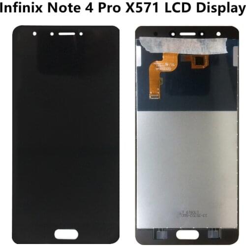 High Quality LCD Screen For Infinix Note 4 Pro X571 LCD Display Touch Screen Digitizer LCD Screen Complete Assembly Replacement