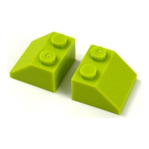 100pcs DIY Building Blocks Thick Figure Bricks Slope 1x2 Educational Creative Size Toys for Children Compatible With leduo