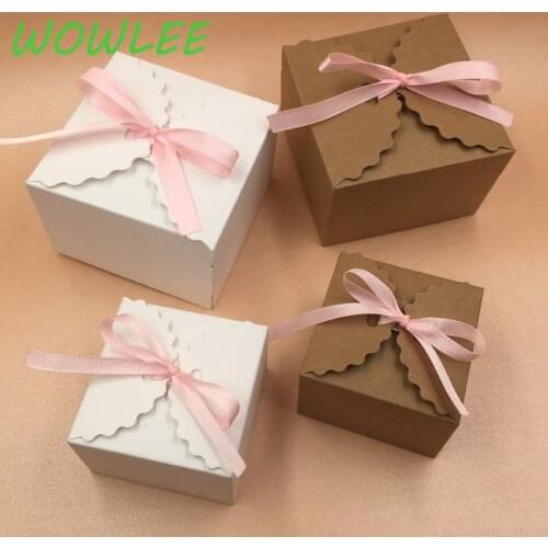 30pcs Brown Gift Box Kraft Paper Candy Boxes For Candy\Cake\Jewelry\Gift\chocolate\Party Packing boxes