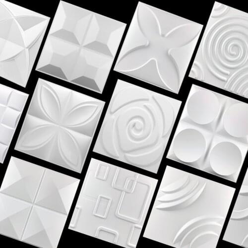 30x30cm 3D three-dimensional wall sticker decorative living room wallpaper mural waterproof 3D wall sticker bathroom kitchen