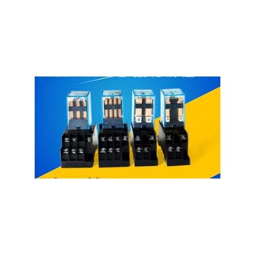 5Sets MY4N-J MY2N-J LY2N-J OMRON New Coil Voltage General Purpose Low Power Relay With Base 220VAC 24VAC