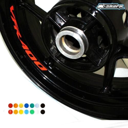 8 X CUSTOM INNER RIM DECALS WHEEL Reflective STICKERS STRIPES FIT HONDA VFR 400