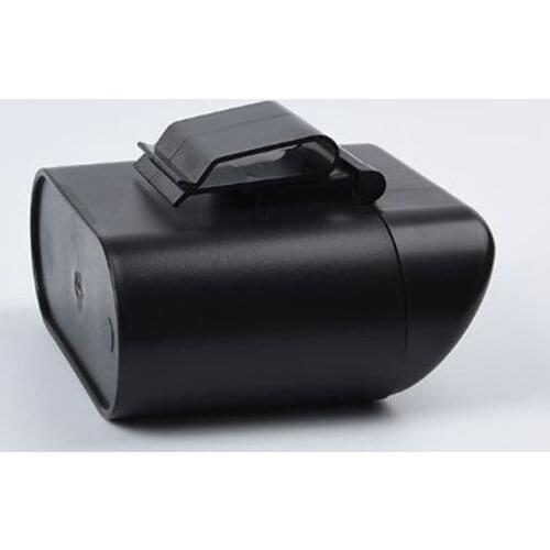 Car Trash Bin Hanging Vehicle Garbage Dust Case Storage Box Black Abs Square Pressing Type Trash Can Auto Interior Accessories