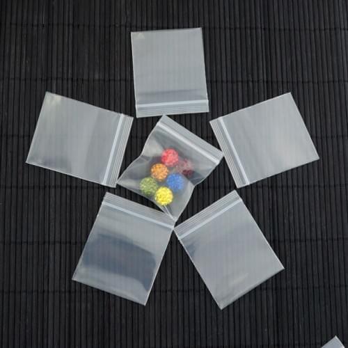 GREAT BULK PRICE 1000pcs Small Clear Poly Ziplock Thick Plastic Reclosable Zipper Bags 2x2.5cm