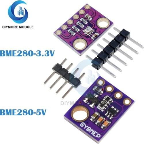 BMP280 3.3V I2C SPI 1.8-5V Digital Sensor Temperature Humidity Barometric Pressure Module With Single Needle For Arduino