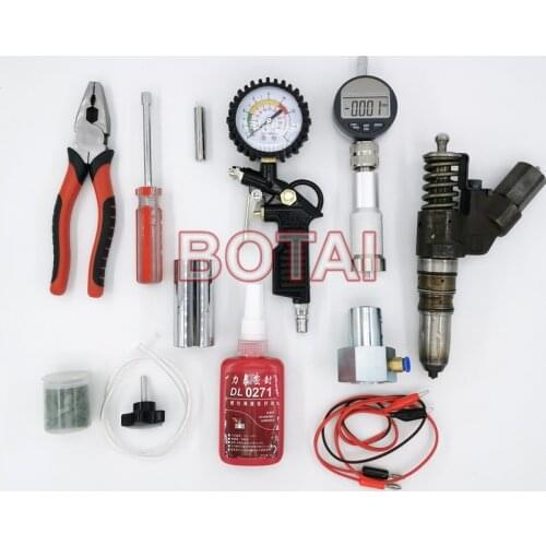 FOR CUMMINS M11 N14 L10 EUI INJECTOR SOLENOID VALVE AHE STROKE AND VALVE LEAKAGE MEASURE TOOLS, CUMMINS EUI INJECTOR TOOLS
