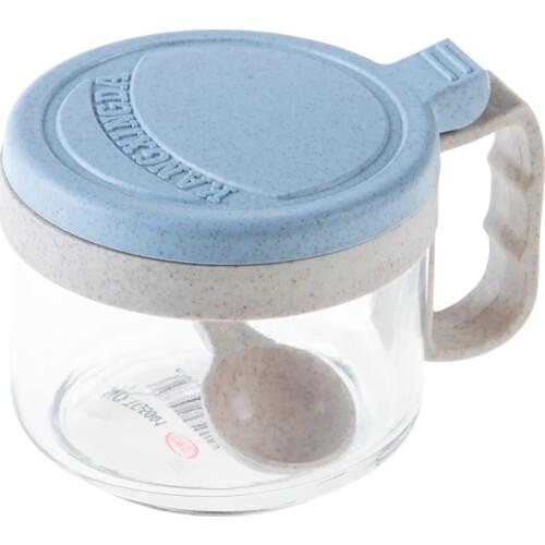 BF040 Home Kitchen Clamshell Seasoning Box Multi-compartment Spice Storage Box Kitchen Supplies