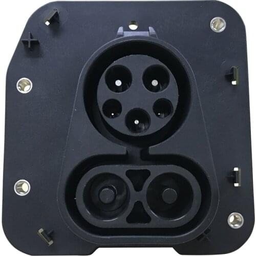 Electric Car Fast Charge Inlet Dc Quick EV Charger Type 1 CCS 1 Combo Socket 80A 125A 150A 200A