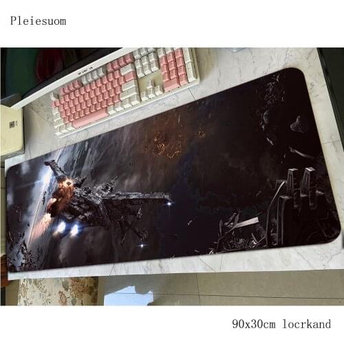 Eve online mouse pad 800x300x4mm mats home Computer mouse mat gaming accessories Mass pattern mousepad keyboard games pc gamer